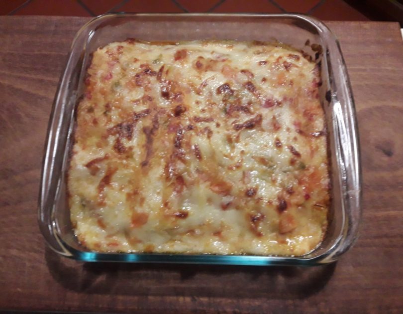 Canelones de espinaca