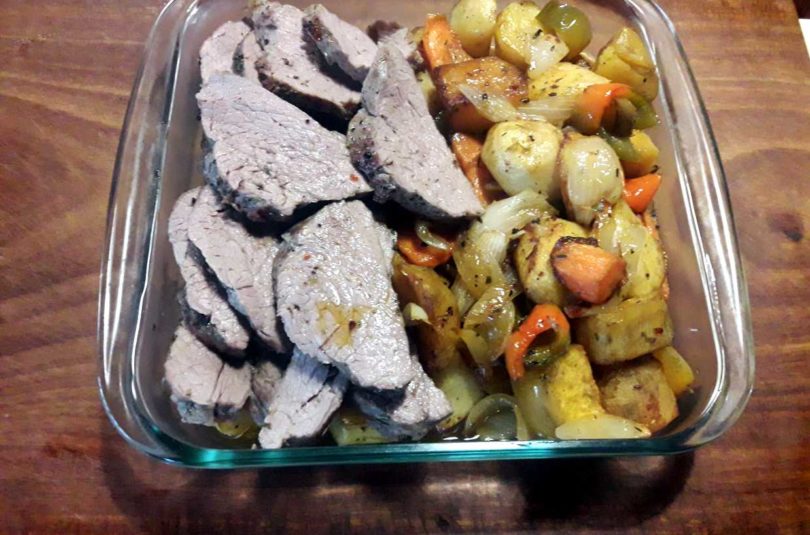 Carne al horno con papas