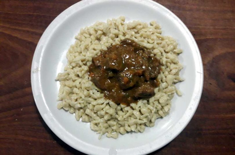 Goulash con Spätzle