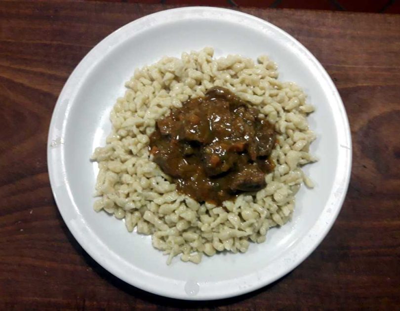 Goulash con Spätzle